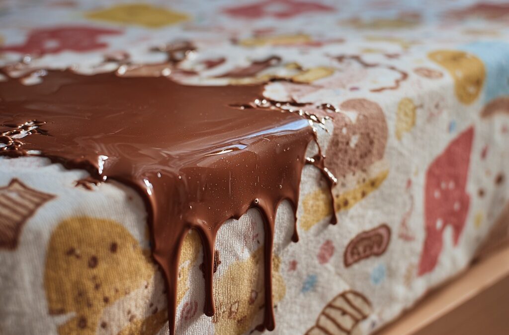 What to Do When Chocolate Melts Into Your Child’s Bedding
